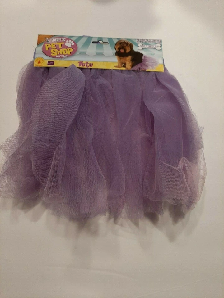 RUBIE'S PET SHOP TUTU ROXO PEQUENO/MÉDIO PARA GATO CACHORRO ANIMAL DE ESTIMAÇÃO PARA FÉRIAS HALLOWEEN - Imagem 2 de 4