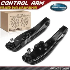 2x Front Lower Control Arm & Ball Joint Assembly for Nissan 240SX 89-94 L4 2.4L