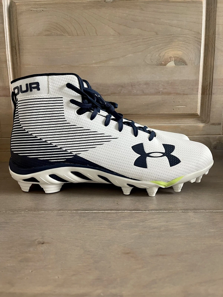 Navy blue top football cleats
