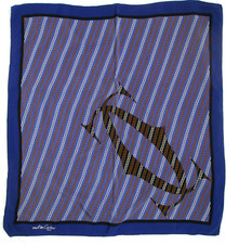 -Foulard "MUST DE CARTIER "  en soie vintage scarf