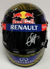 SEBASTIAN VETTEL SIGNED Helmet 2013 World Champion F1 RB Racing 1:1 Scale COA