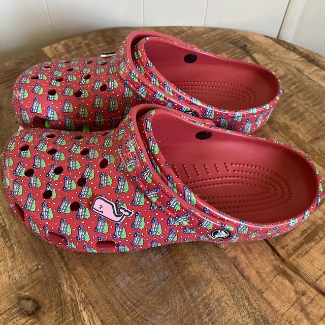 Vineyard Vines x Crocs Classic Clog Men’s Size 11 Collab w/ Whale