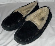 UGG Womens Ansley Moccasin Slippers - Black US Size 7