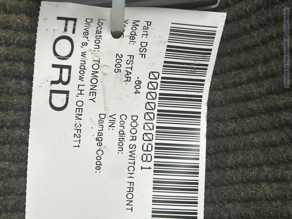 Fits 2004-2005 Ford Freestar, Driver Master Window Switch, OEM:3F2T14540AC3JA6 Foto 4 de 4