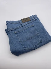 Wrangler Authentic Jeans Mens 40x28 Blue Denim Straight  EUC