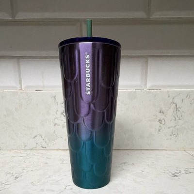 Starbucks Purple Blue Mermaid Scale 24oz/710ml Plastic Tumbler, MPN  011140522 | eBay