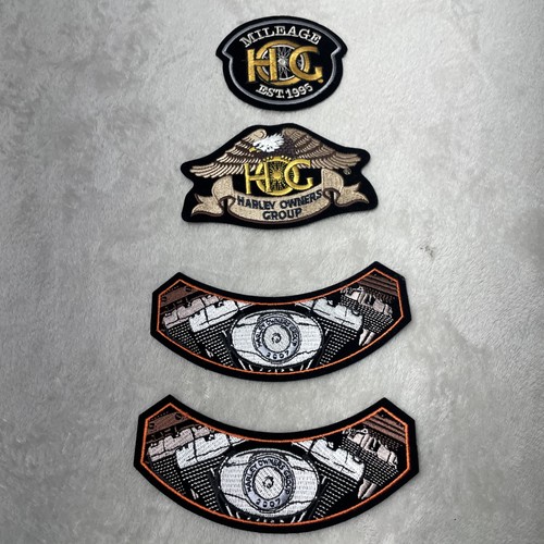 Harley Owners Group Hog Patch 4 Stück Eagle 2007 Kilometerstand