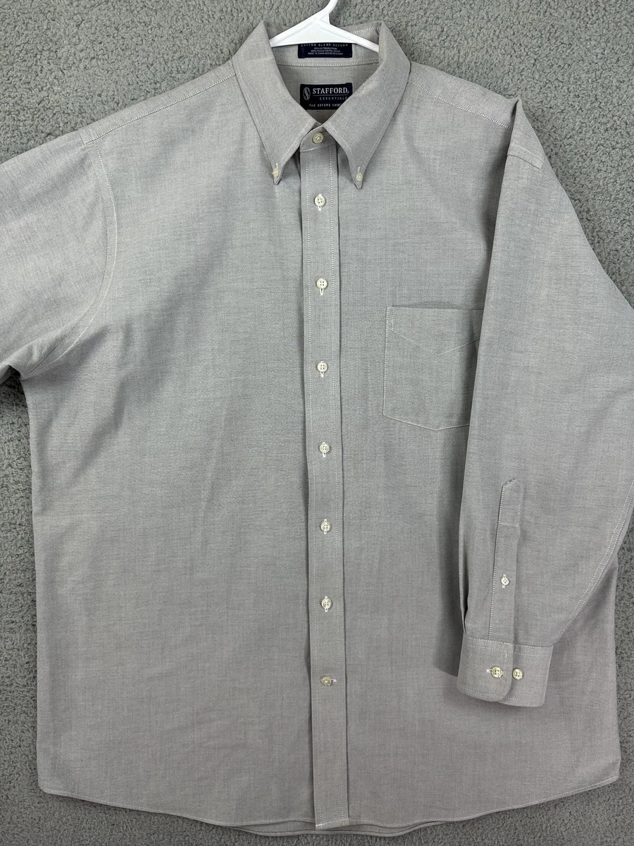 slim fit dress slacks Button-Down Dress Shirt in Blue Oxford