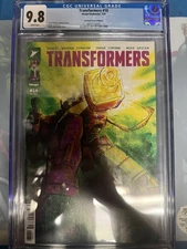 CGC 9.8 Transformers 10 Micelli Variant - Encased Comics Exclusive