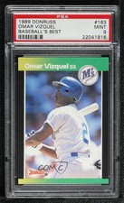 1989 Donruss Baseball's Best Box Set Omar Vizquel Darnell Coles PSA 9 MINT 1u6