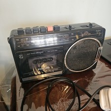 1980 Philips D7180 radio cassette recorder  Working Condition