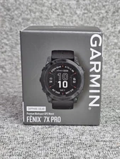 Garmin Fenix 7X Pro Unisex Sapphire Solar GPS Smartwatch - Carbon Gray...