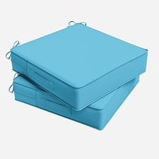 Outdoor Chair Cushion 24 x 24 x 5 Inches Patio Furniture 24 24 5 in Lake Blue
