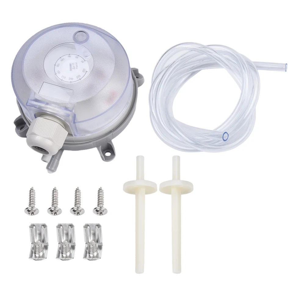 Precise Control 1pc Air Differential Pressure Switch for Airflow Monitoring - Image 2 of 4
