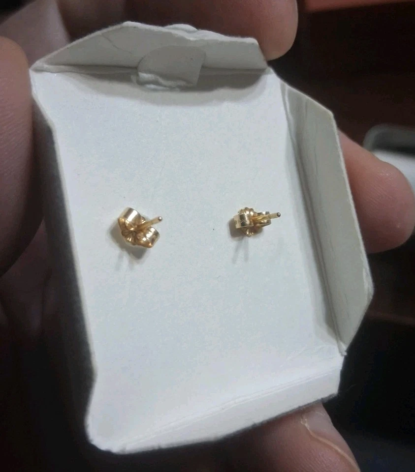 🔥 Vintage Jco Landstrom's 10k 12k Black Hills Gold Earrings Not Scrap 1.5 Grams - Image 2 of 4