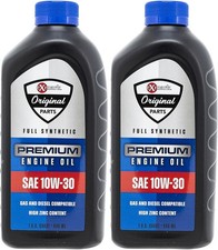 Exmark 135-2566 Engine Oil 10W-30 Full Synthetic Quart Bottle 2 Pack