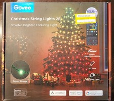 New. Govee - 65.6ft Green Christmas String Li...