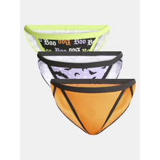 Way to Celebrate Women's Halloween String Bikini Panties, Size S 4-6 