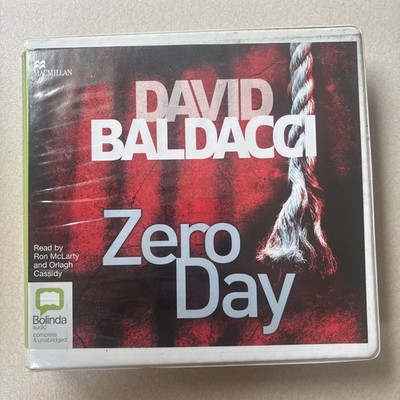Zero Day DAVID BALDACCI Unabridged 11 CD Audiobook 13 hrs  Fiction