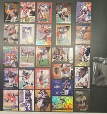 Shannon Sharpe 26 card lot, ALL DIFFERENT, ALL SHARPE, Broncos, Ravens