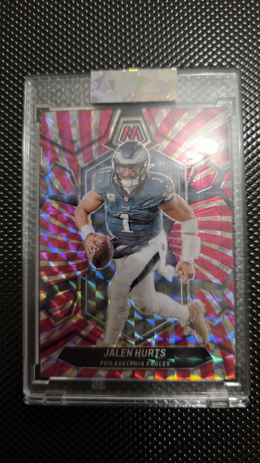 2024 Panini Mosaic - Jalen Hurts #176 Pink Swirl Mosaic Prizm /13