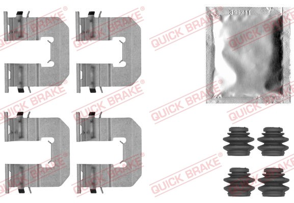 1X Quick Brake 109-1856 ZubehöRsatz Scheibenbremsbelag FüR KIA Hyundai-image