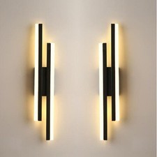 Modern LED Wall Lamp Acrylic Indoor Lighting Sconce Bedroom Living Room Fixture