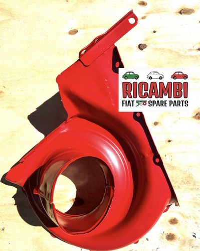 Classic Fiat 500 126 Engine Cooling Fan Housing  Powder Coated Red