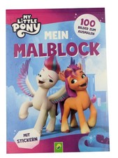 My Little Pony Malblock 100 Bilder mit 30 Sti...