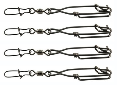 Stainless Steel Longline Fishing Snap Clips Duo Lock Swivels Floatline Tuna