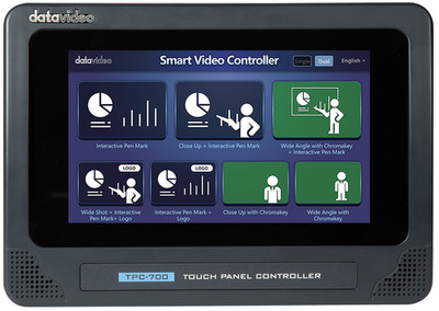 Datavideo 7'' Touch Panel Controller for the HS/SE-3200 and VGB-2000