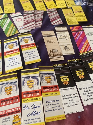 Lot Of 350 Matchcovers Matchbook Covers 20 Strike Misc US Locations Hotels Etc - Picture 16 of 24