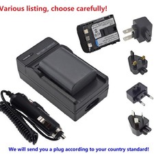 NB-2L Battery or AC Charger for Canon ZR100 ZR200 ZR300 ZR400 ZR500 ZR600 ZR700