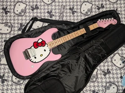 Fender Squier Hello Kitty E-Gitarre Limited Edition Pink 2024 - Bild 1 von 4