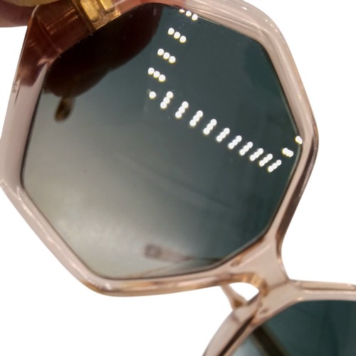 Chloé Willow Octagonal Sunglasses | Translucent | Gradient Lenses Luxe Parisian - Picture 13 of 15