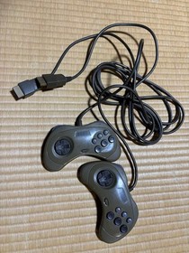 SEGA SATURN Console with Box and Game Japan