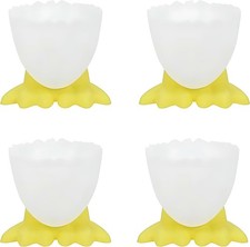 4x EIERBECHER Hühnerfuß Kunststoff Eierhalter Eierbehälter Eier Huhn Ente 97