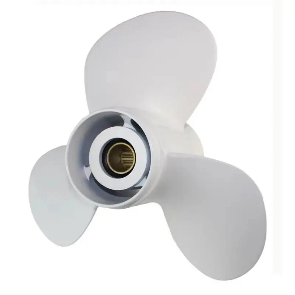Stainless Steel 11 18 x 13 Pitch Propeller with 13 Teeth for 40 60HP Outboard - Image 2 of 4
