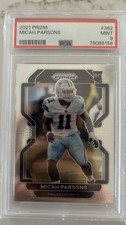 2021 Panini Prizm Micah Parsons Rookie #382 PSA 9 Dallas Cowboys NFL Football