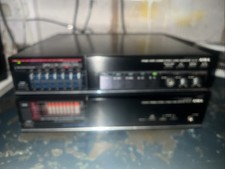 Aiwa GX770 Pre Amp BX770 Power Amp Tested and Working