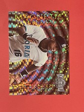 1997 Skybox Metal Universe - Magnetic Field Edgar Renteria #7 - Florida Marlins