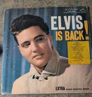 Vintage ELVIS PRESLEY  - "Elvis Is Back!"  Vinyl LP Album Record + Photos (Bin 3
