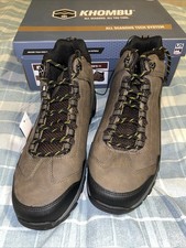 Khombu Oliver Men's Hiking Boots Size 11 M Brown Memory Foam Lightweight Trail