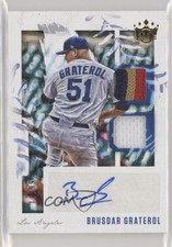 2020 Diamond Kings DK Material Signatures Gold 17/99 Brusdar Graterol Auto 0l6z