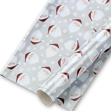Jumbo Christmas Wrapping Paper Rolls (30" x 10') - Santa Wrapping Paper for C...
