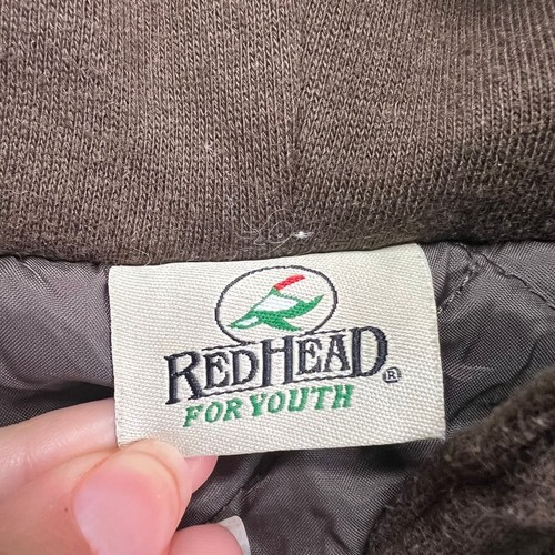 RedHead For Youth Camo Hunting Jacket Hoodie XL Kids Quilted Insulated Zip Coat - Picture 3 of 7