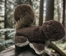 Folkmanis Furry Folk Vintage Brown 14" Squirrel Hand Puppet Full body