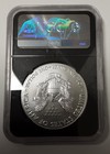 2018 AMERICAN SILVER EAGLE NGC MS70 FIRST DAY OF ISSUE ELIZABETH JONES SIGNED — photo 2