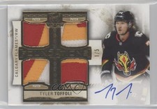 2022-23 The Cup Foundations Jerseys 1/5 Tyler Toffoli #F-TO Quad Patch Auto 4l6