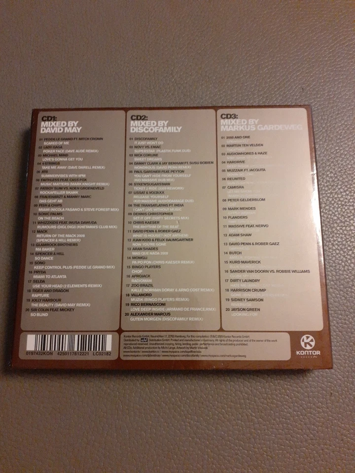 3 CD Kontor - Top Of The Clubs - Volume 43 - Various Sampler - Neu und OVP - Bild 3 von 4